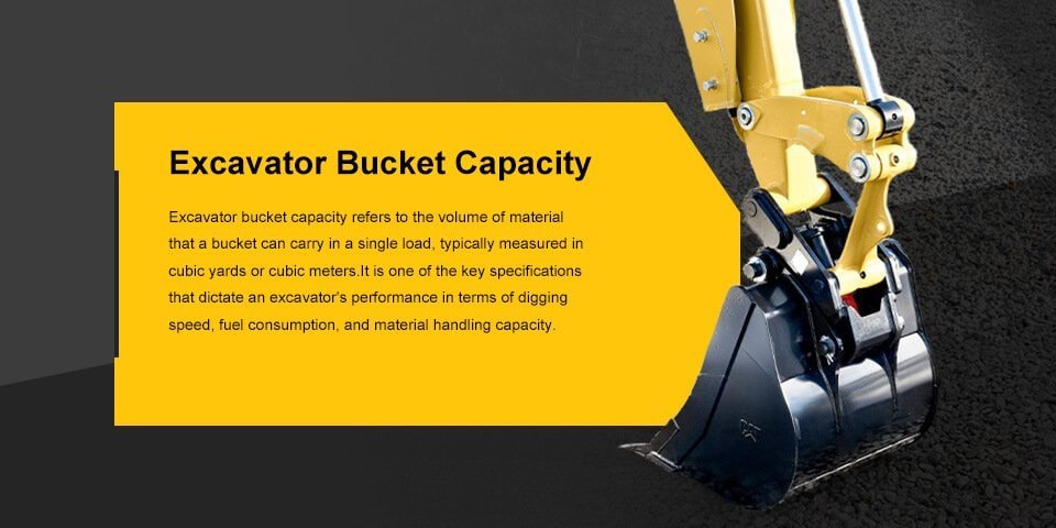 How Does Excavator Bucket Capacity Impact Digging Performance? 1 Excavator bucket capacity