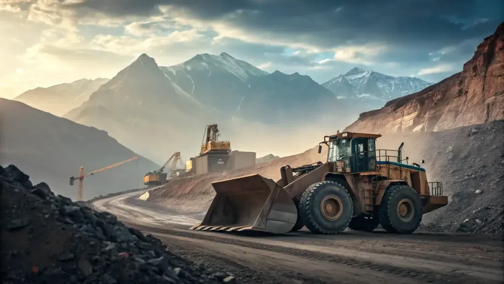 Top 5 Uses of Bulldozers: Why You Should Invest in One for Your Projects? 2 A powerful bulldozer in a mining site transportin 1736838324966
